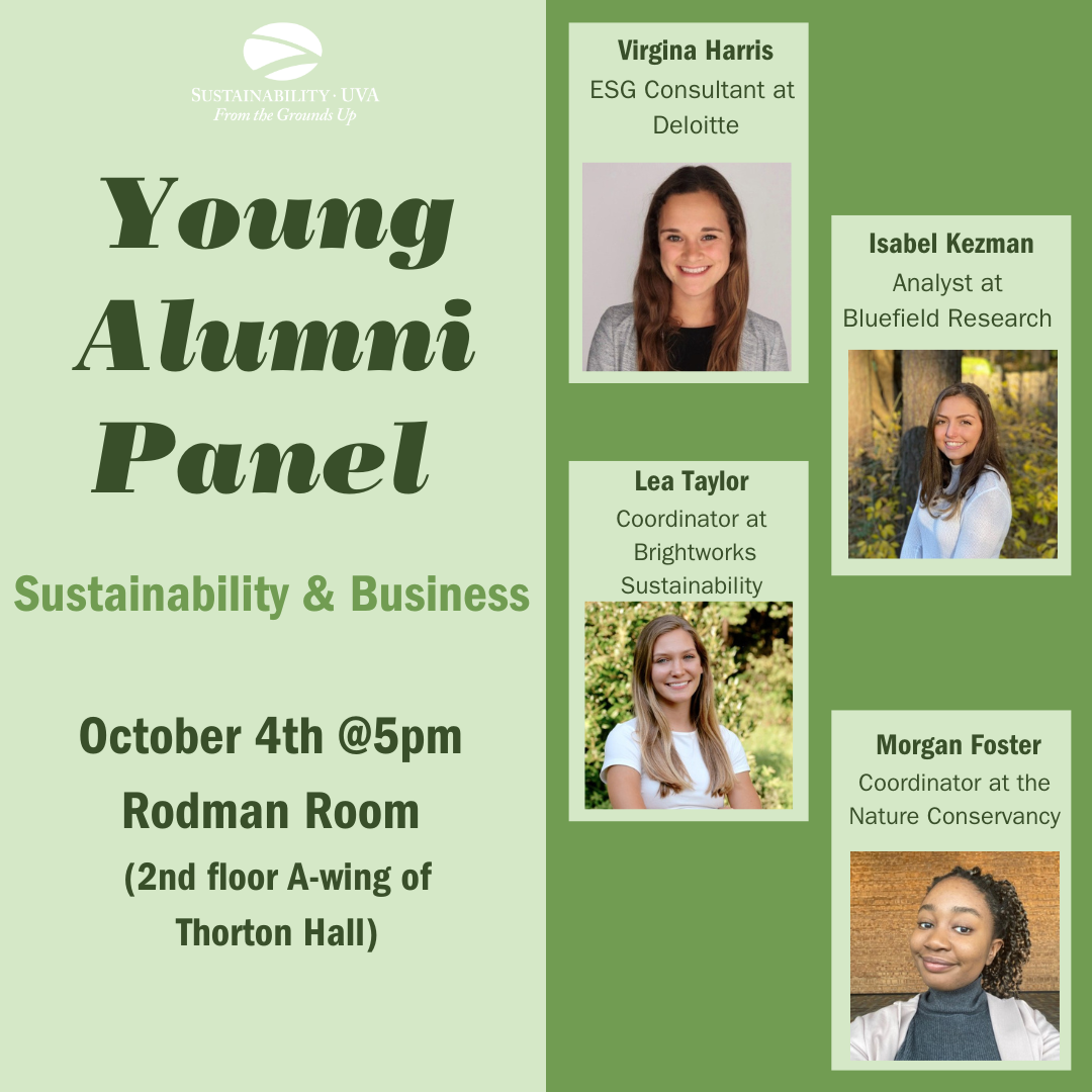 Sustainability & Business Young Alumni Panel