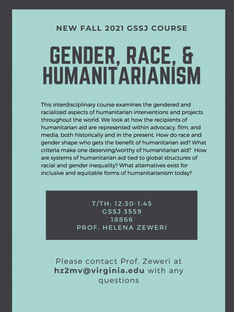 Humanitarianism Course - Fall 2021