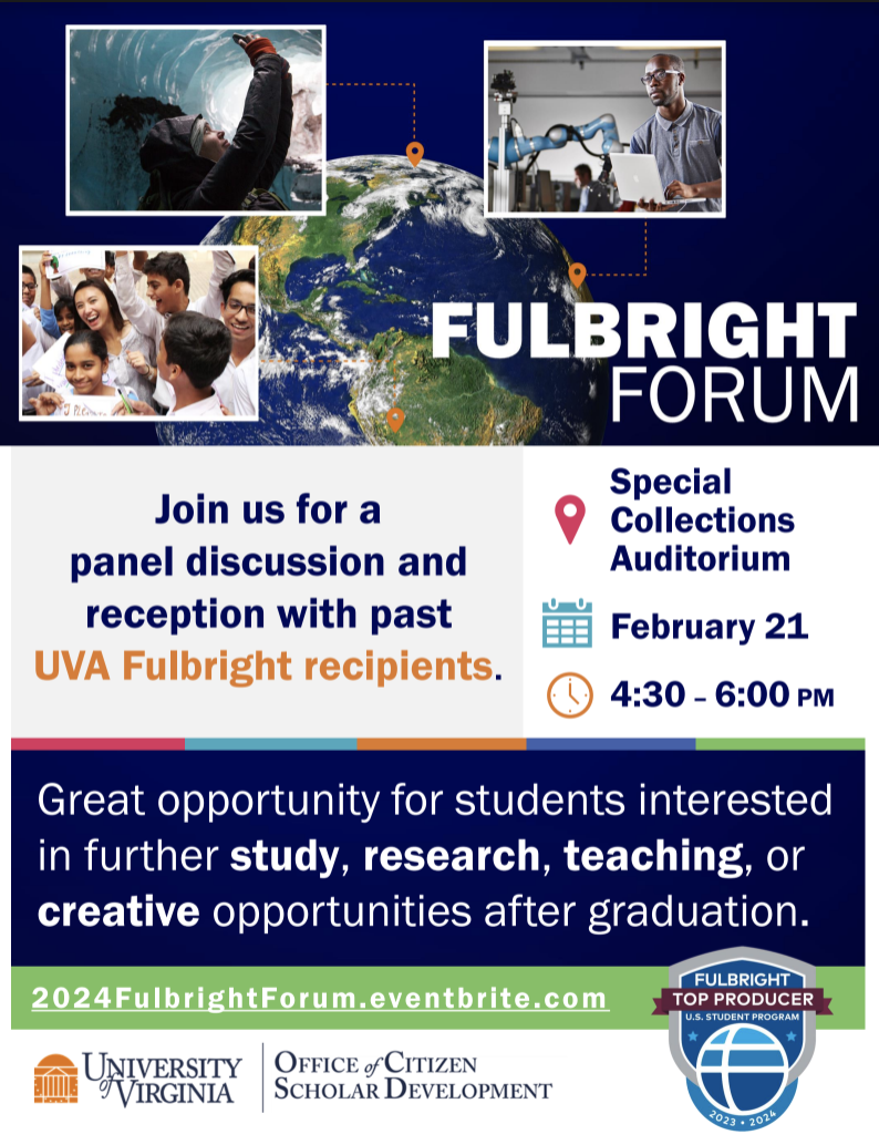 Fulbright Forum flyer