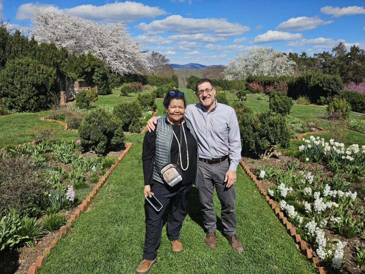 Dustina and Professor Howard Epstein UVA